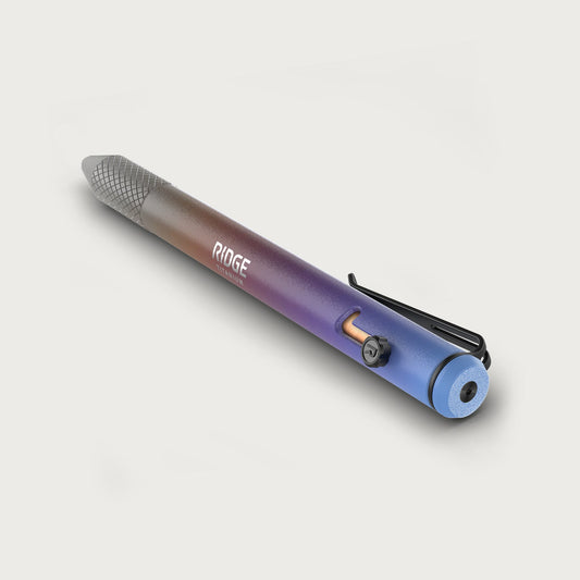 Ridge Bolt Action Pen - Burnt Titanium