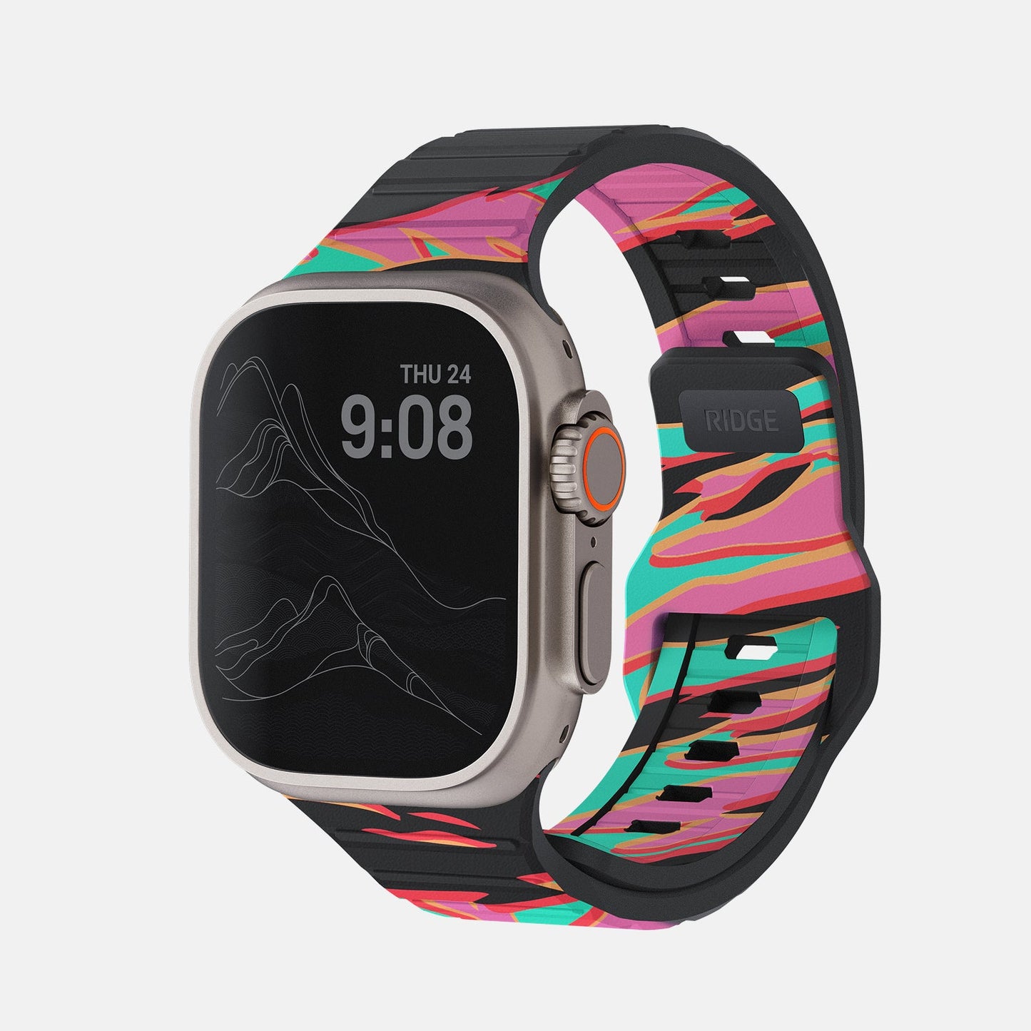 Everyday Watch Strap - Neon Tiger - Ultra/46mm