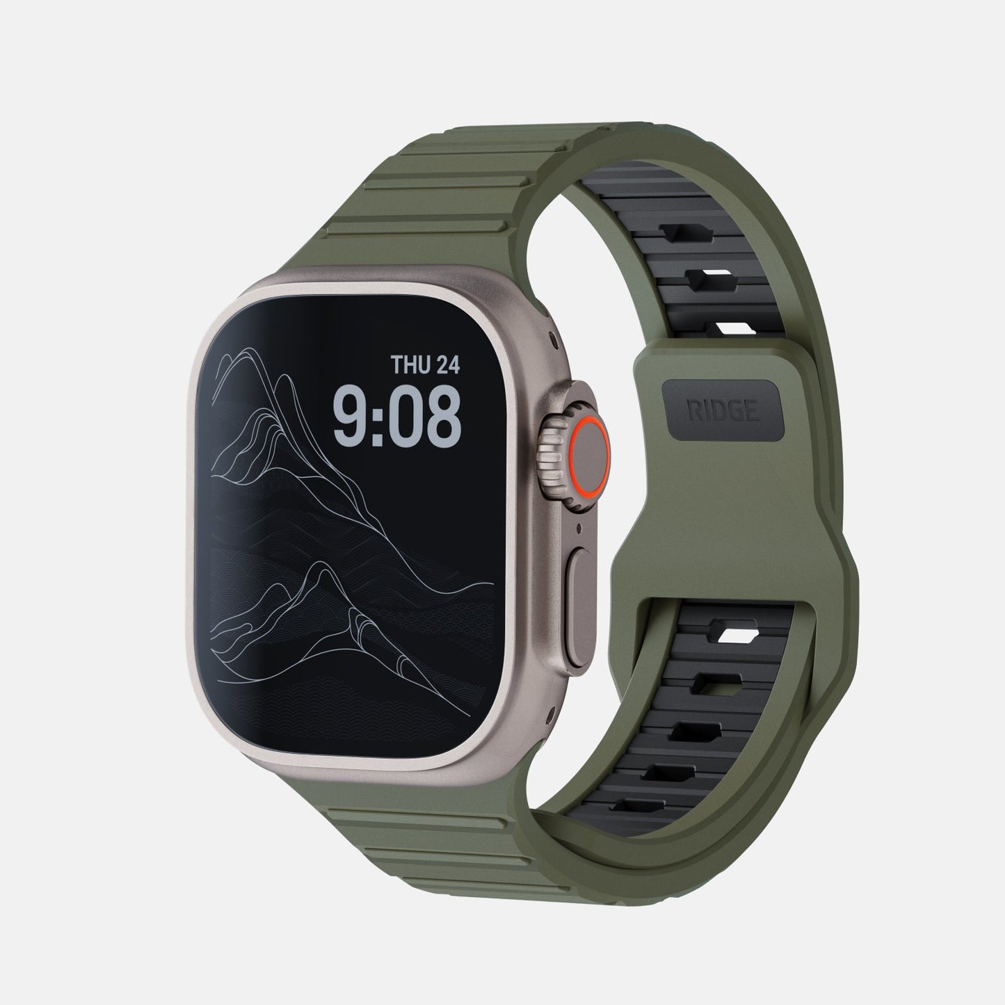 Everyday Watch Strap - Matte Olive - Ultra/46mm