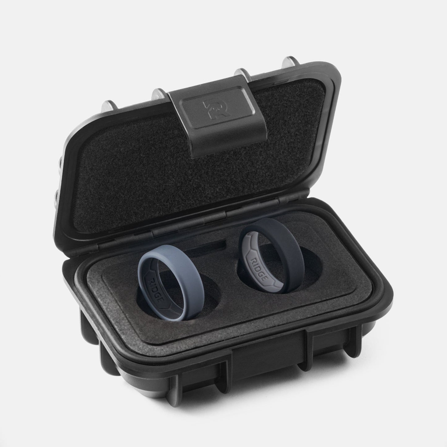 8mm Silicone Ring Set - Gunmetal