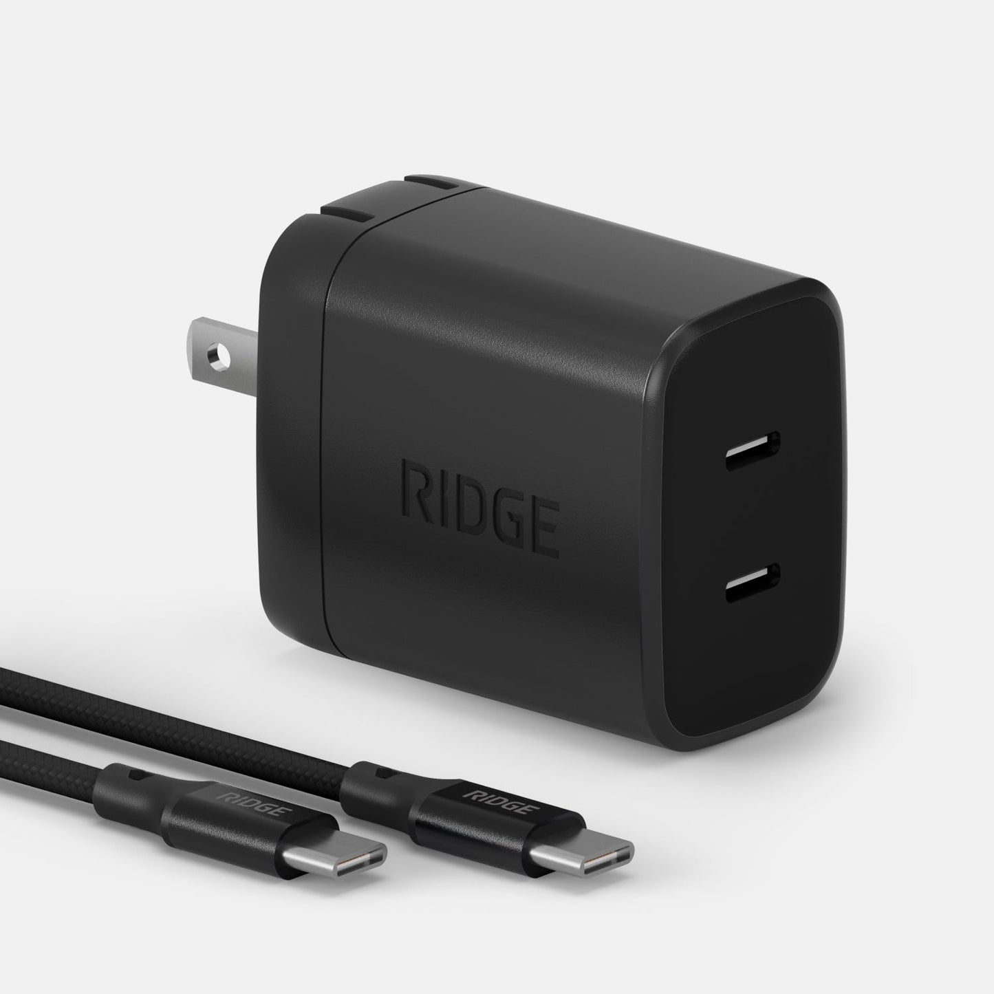 Wall Charger Set - 45W - Matte Black
