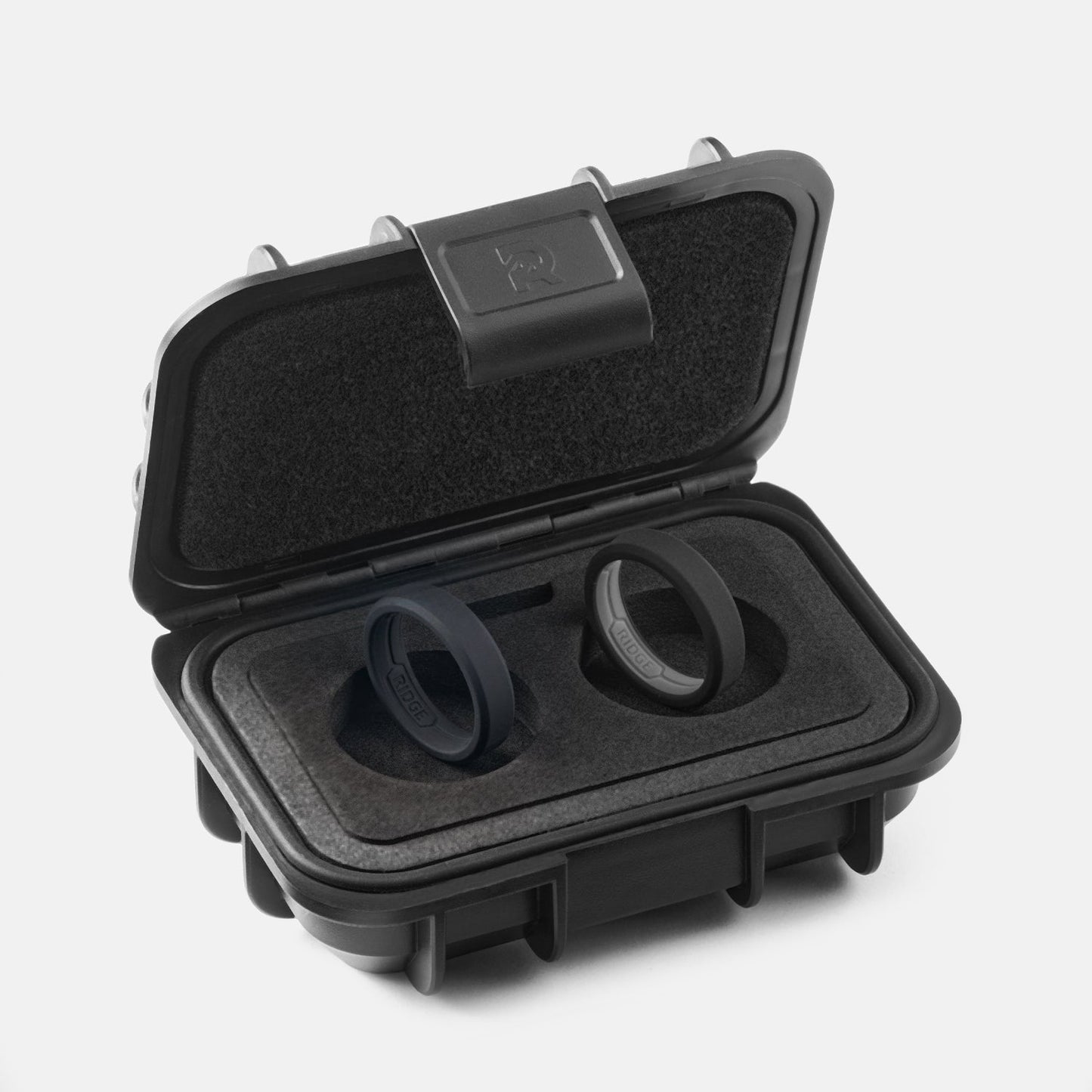 6mm Silicone Ring Set - Royal Black