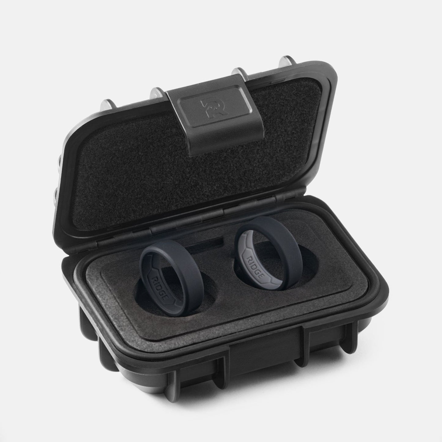 8mm Silicone Ring Set - Royal Black