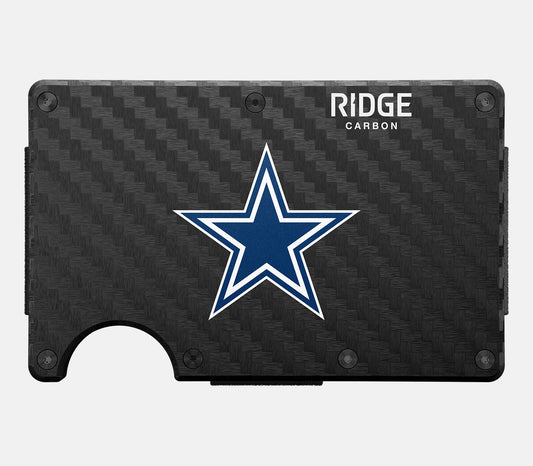 Ridge Wallet - Dallas Cowboys - Carbon Fiber 3k