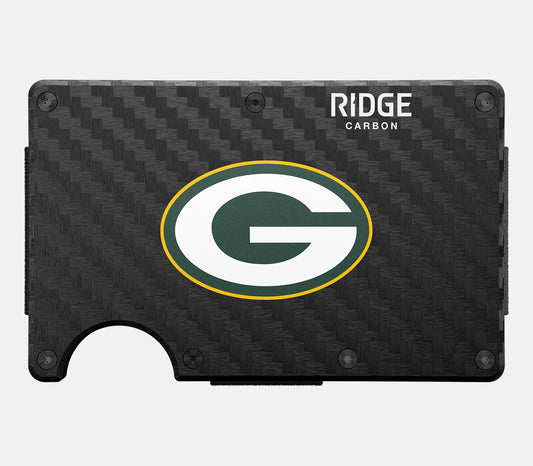 Ridge Wallet - Green Bay Packers - Carbon Fiber 3k