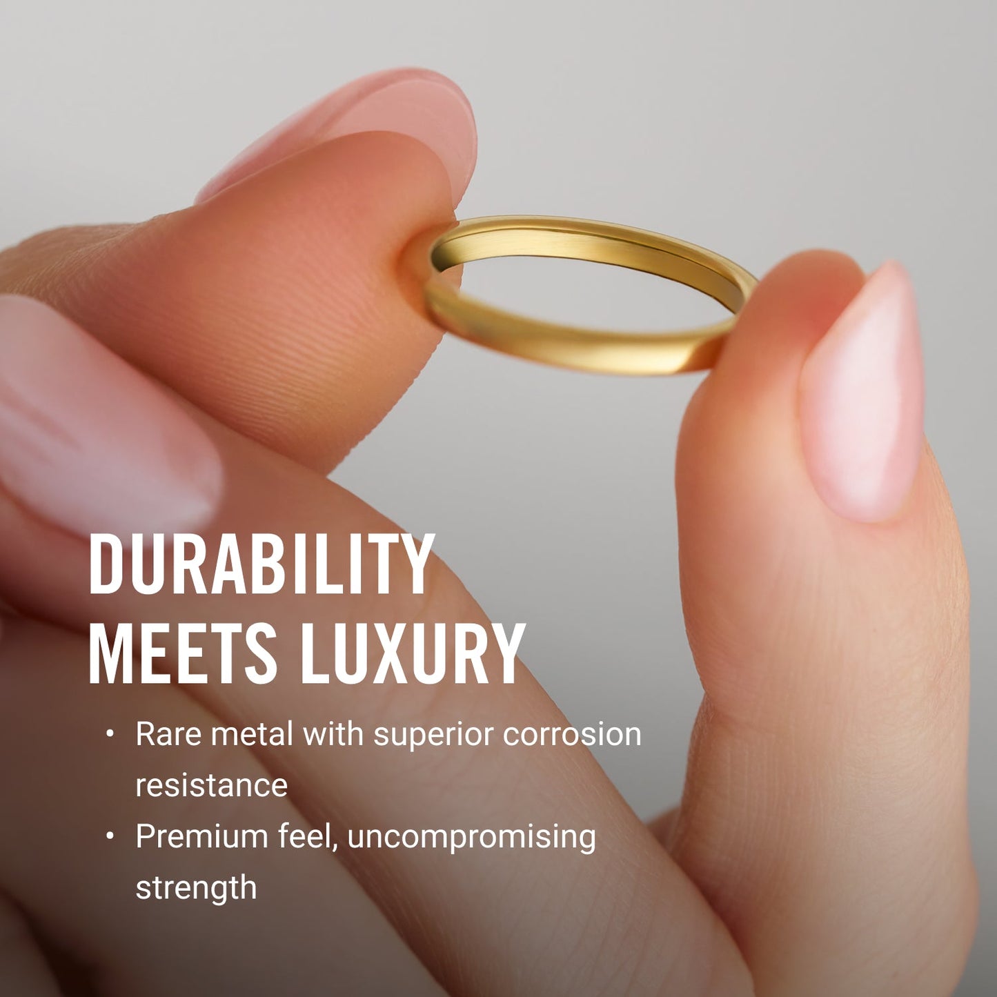 2mm Rounded Ring Set - 14K Yellow Gold