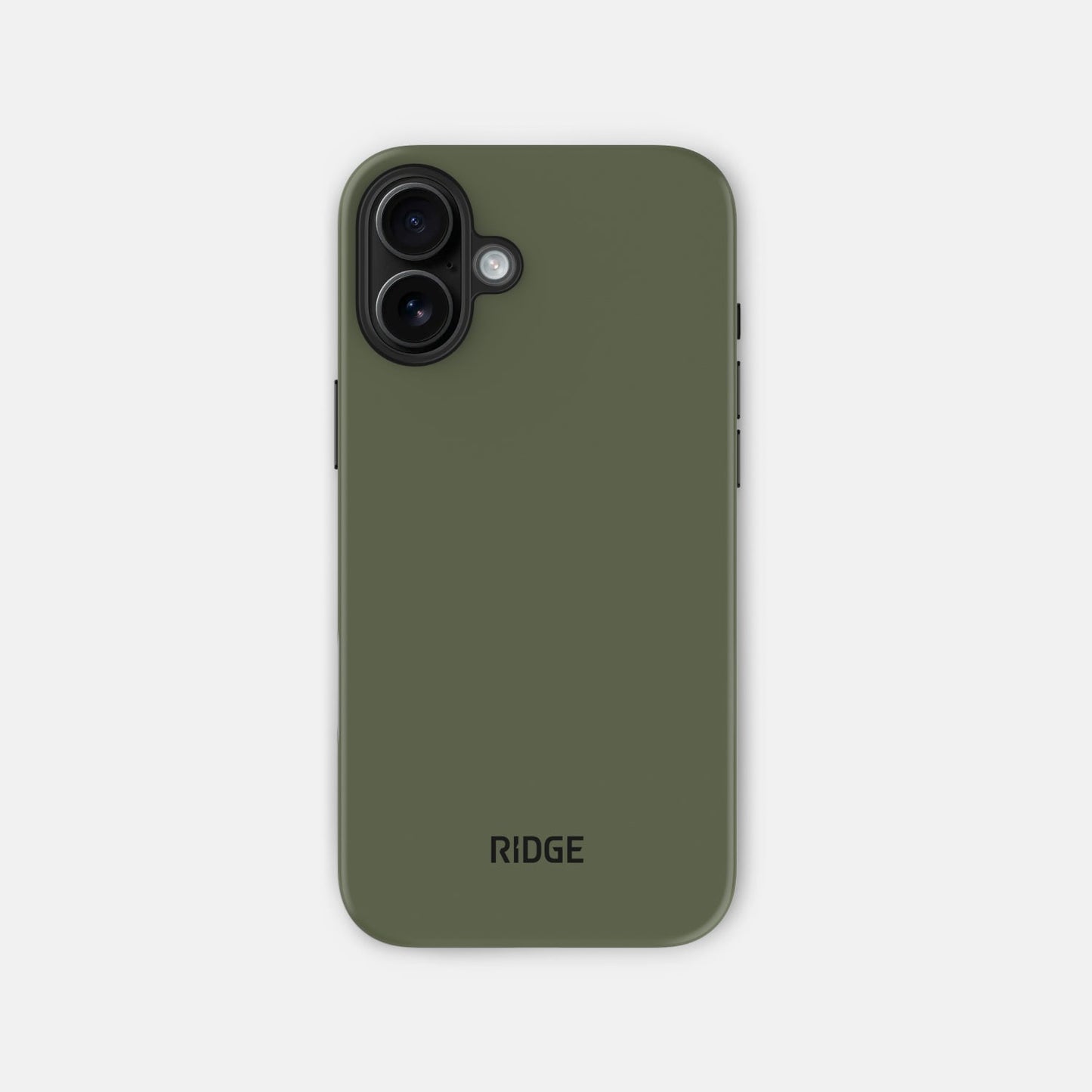 Ridge Phone Case - Matte Olive - iPhone 16 Plus