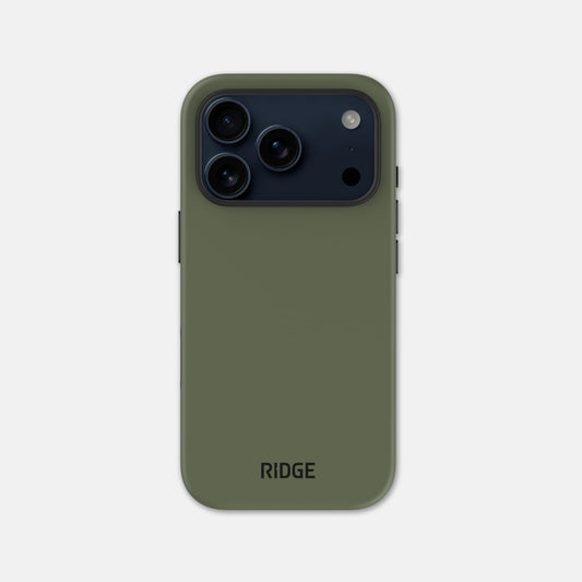 Ridge Phone Case - Matte Olive - iPhone 17 Pro