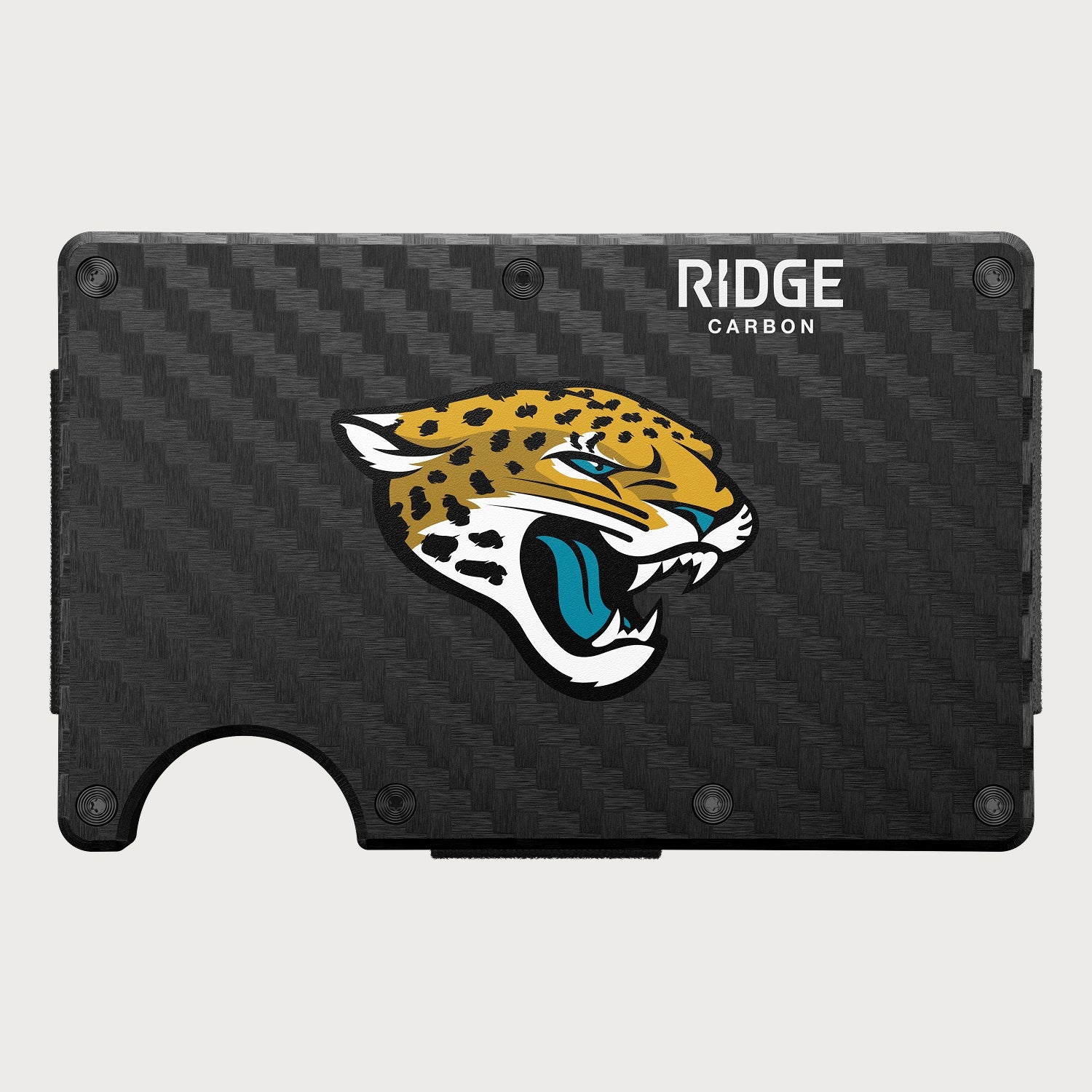 Ridge Wallet - Jacksonville Jaguars - Carbon Fiber 3k