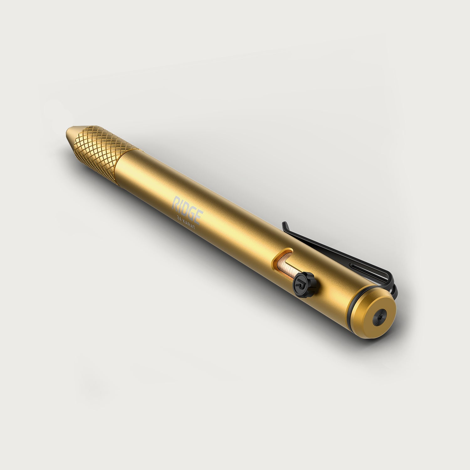Ridge Bolt Action Pen - 24K Gold