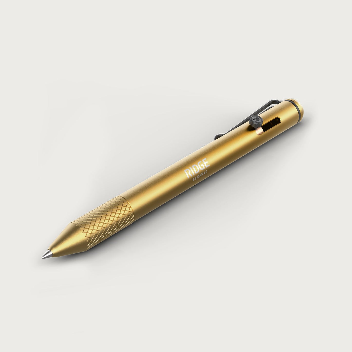 Ridge Bolt Action Pen - 24K Gold