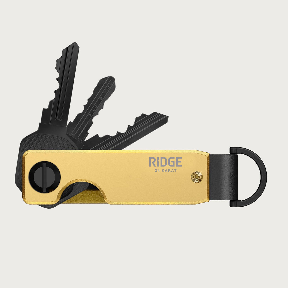 Ridge KeyCase - 24K Gold