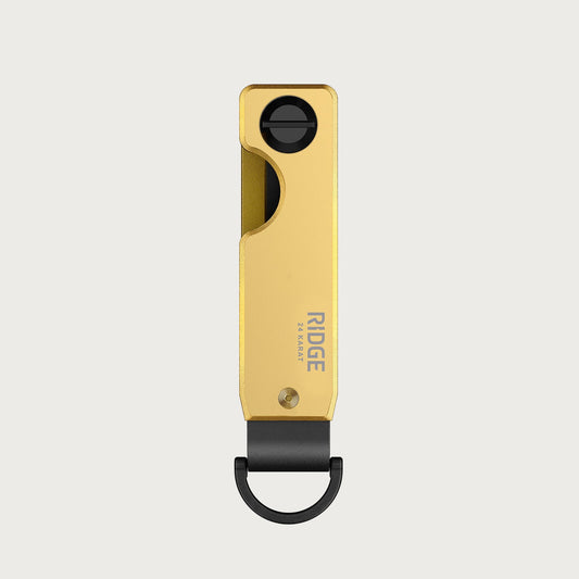 Ridge KeyCase - 24K Gold