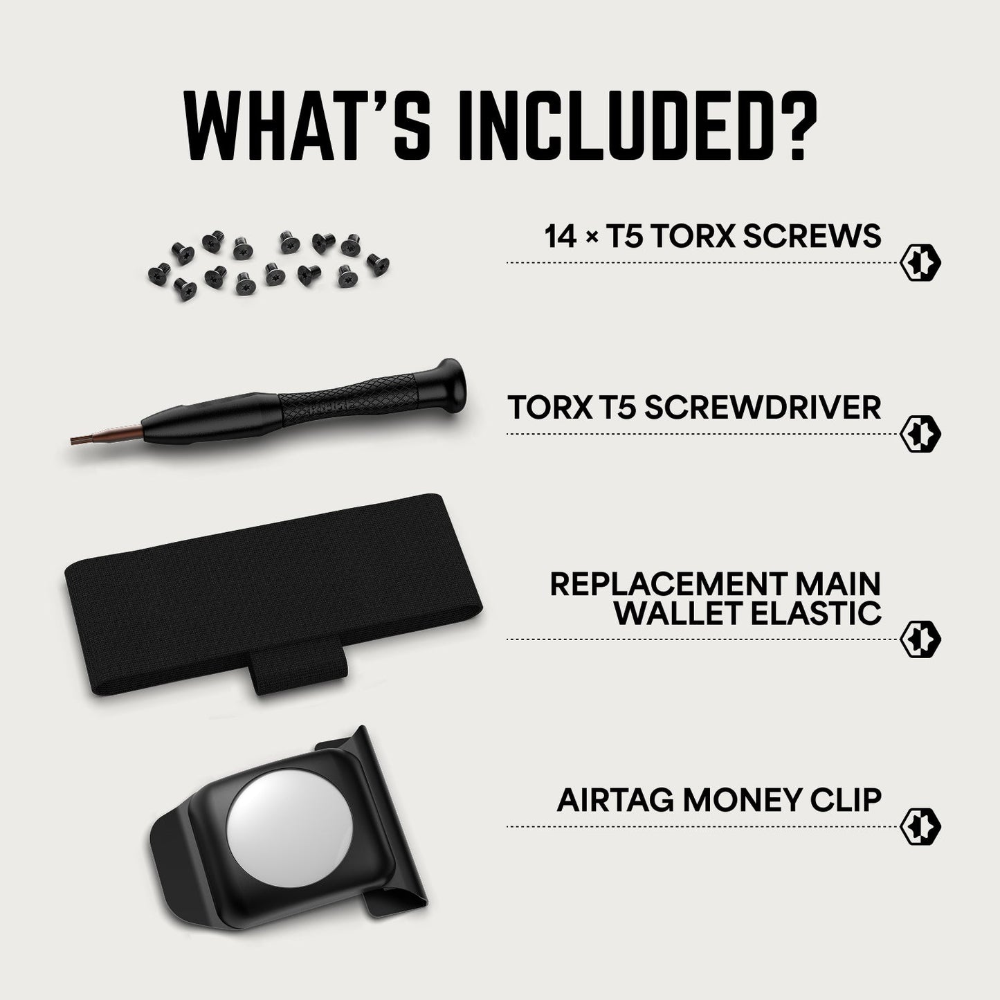 AirTag Money Clip - Black