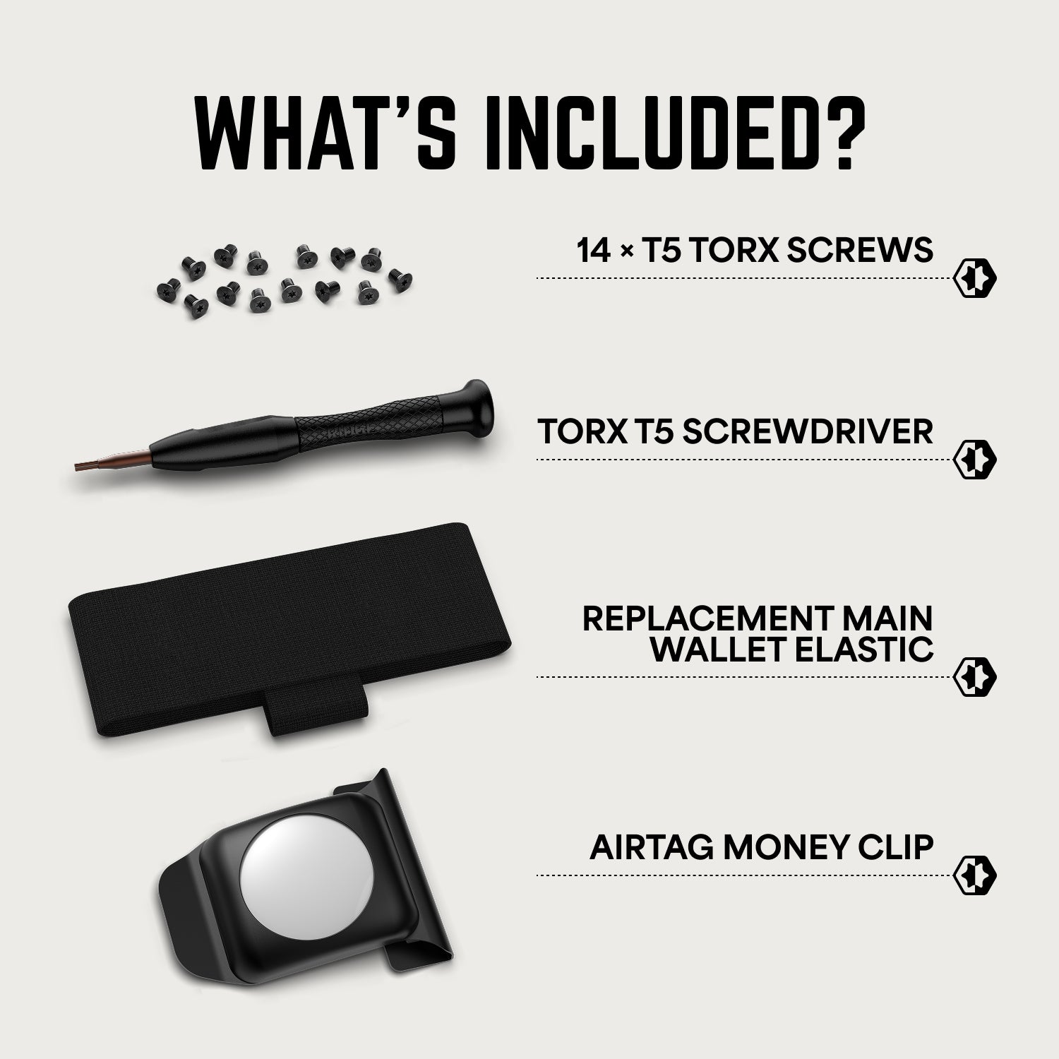 AirTag Money Clip - Black