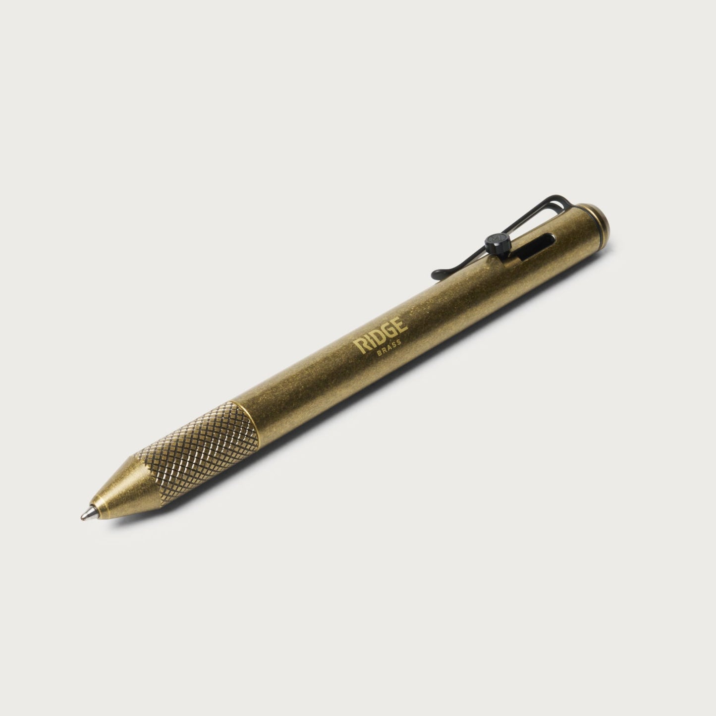 Ridge Bolt Action Pen - Brass