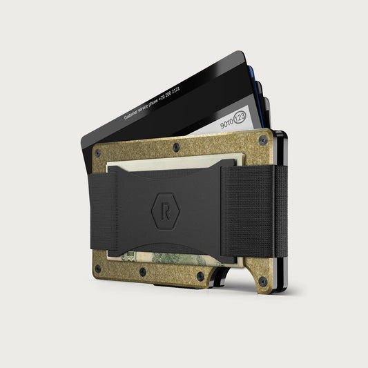 Ridge Wallet - Brass