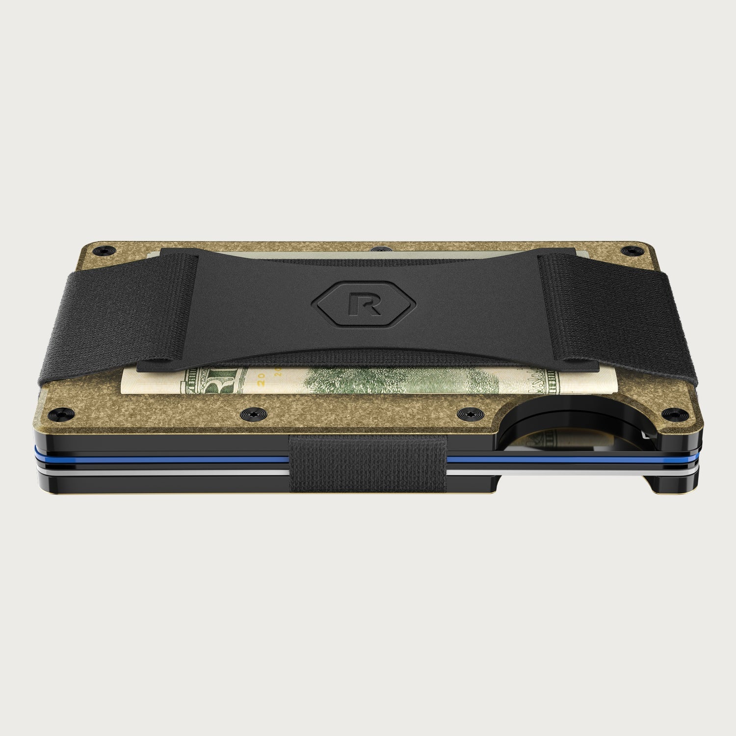 Ridge Wallet - Brass