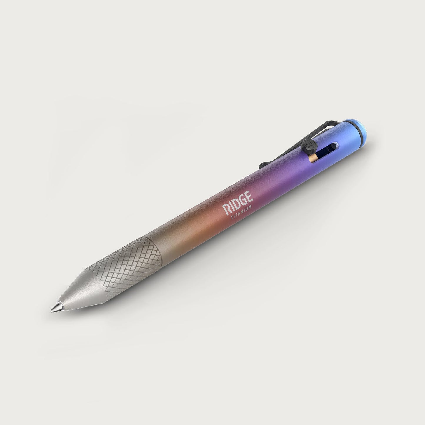 Ridge Bolt Action Pen - Burnt Titanium
