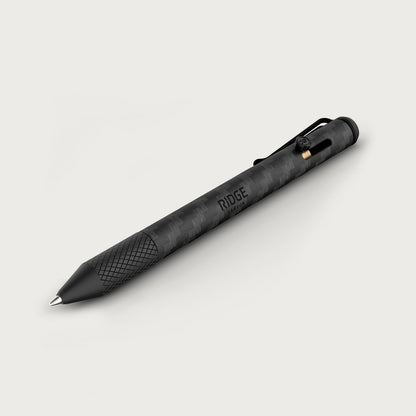 Ridge Bolt Action Pen - Carbon Fiber 3k