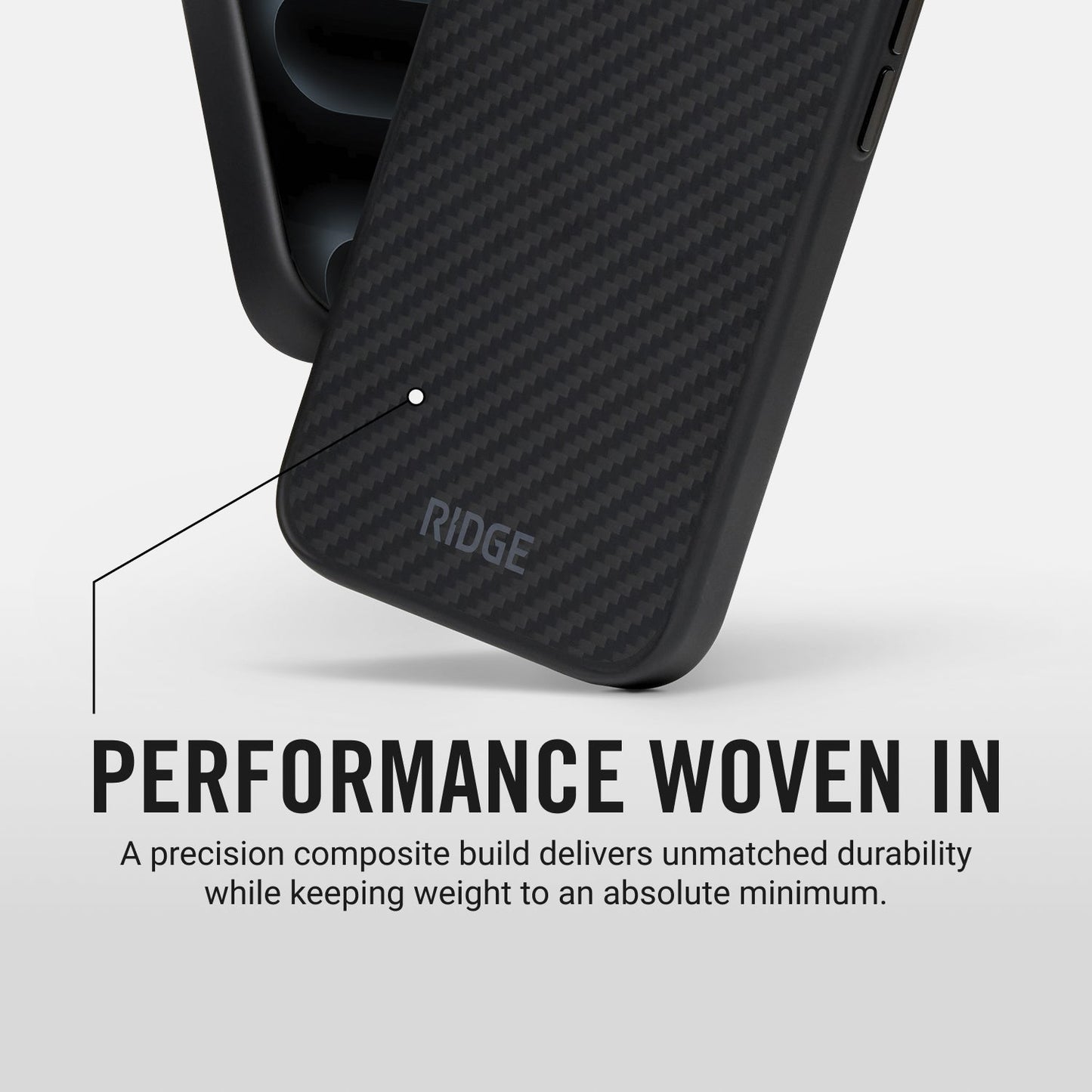 Ridge Phone Case - Carbon - iPhone 17 Pro Max