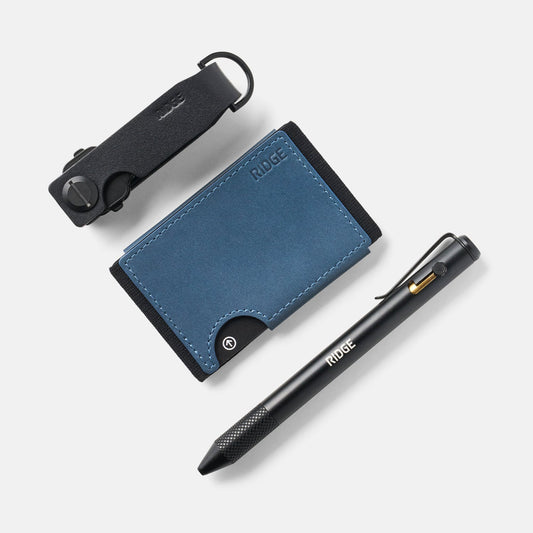 Daily Writer Kit - Biflex - Cobalt Blue Leather