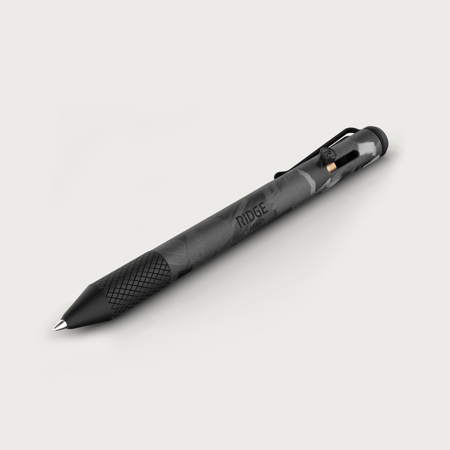 Ridge Bolt Action Pen - Forged Carbon