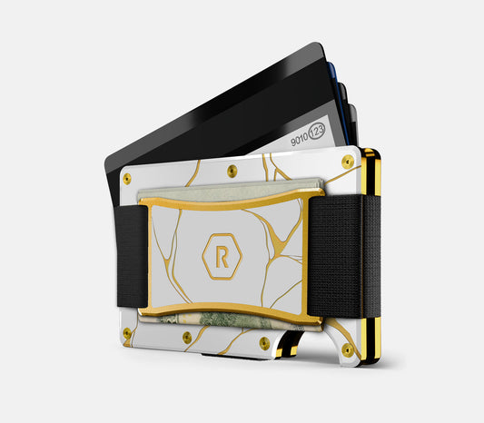 Ridge Wallet - Kintsugi - White