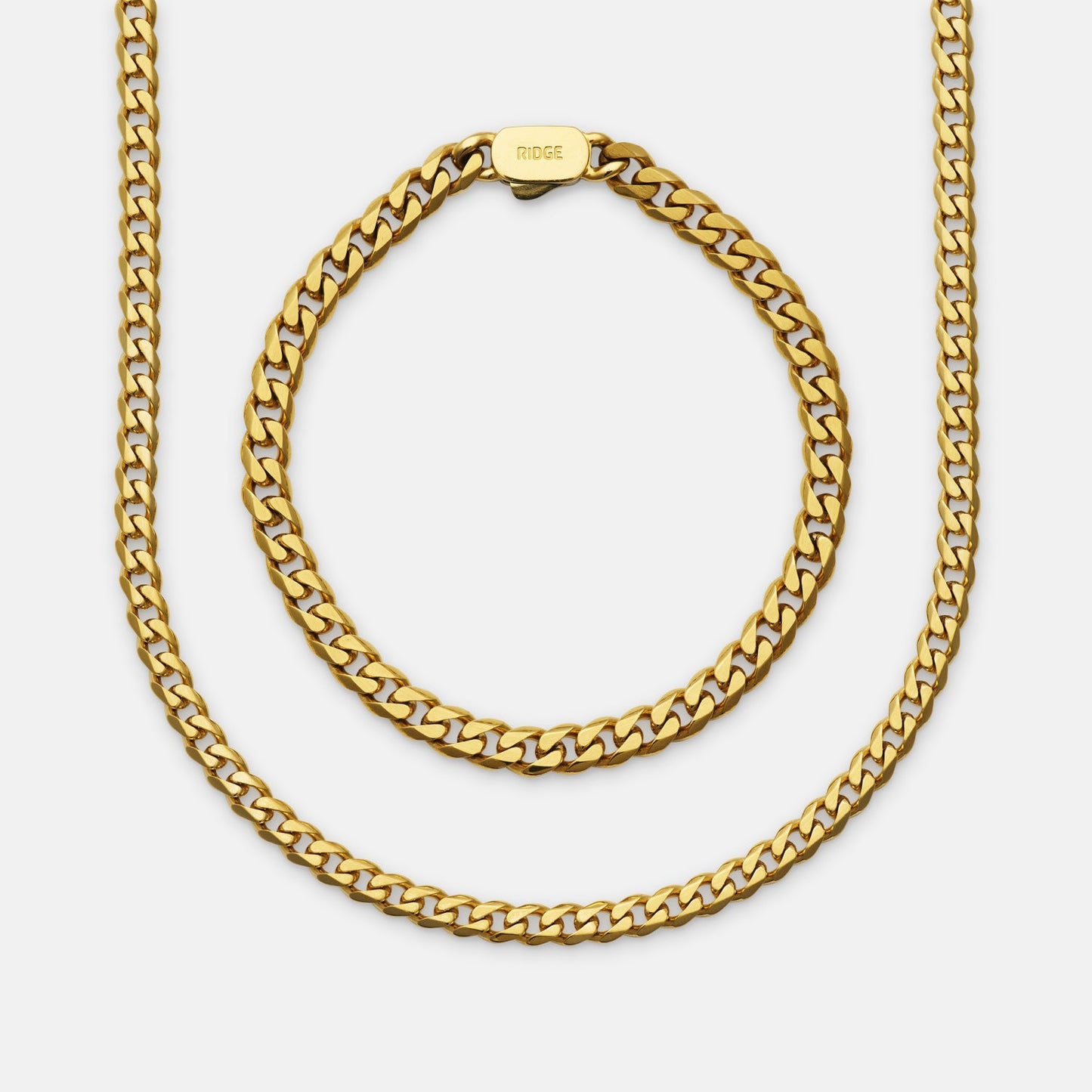 Curb Chain Kit - 18K Gold - Large