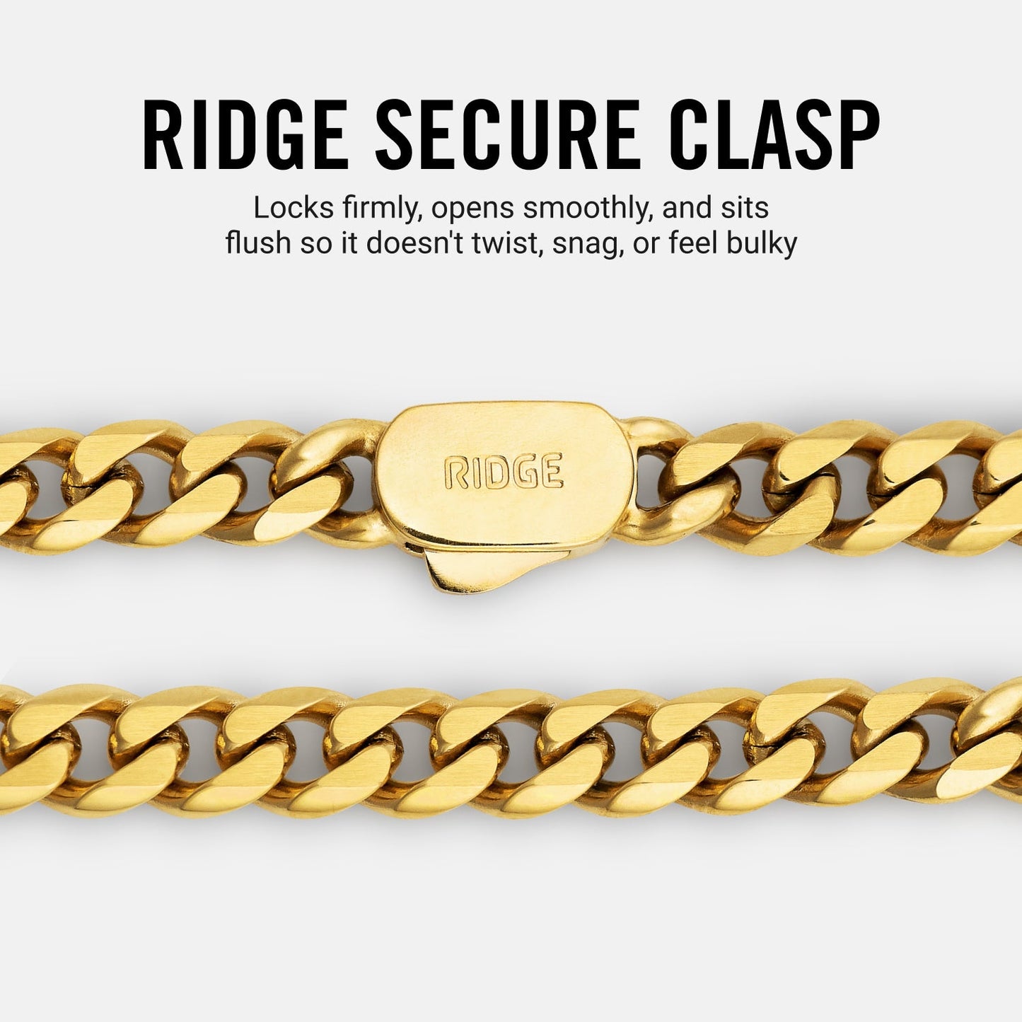Curb Chain Kit - 18K Gold - Medium
