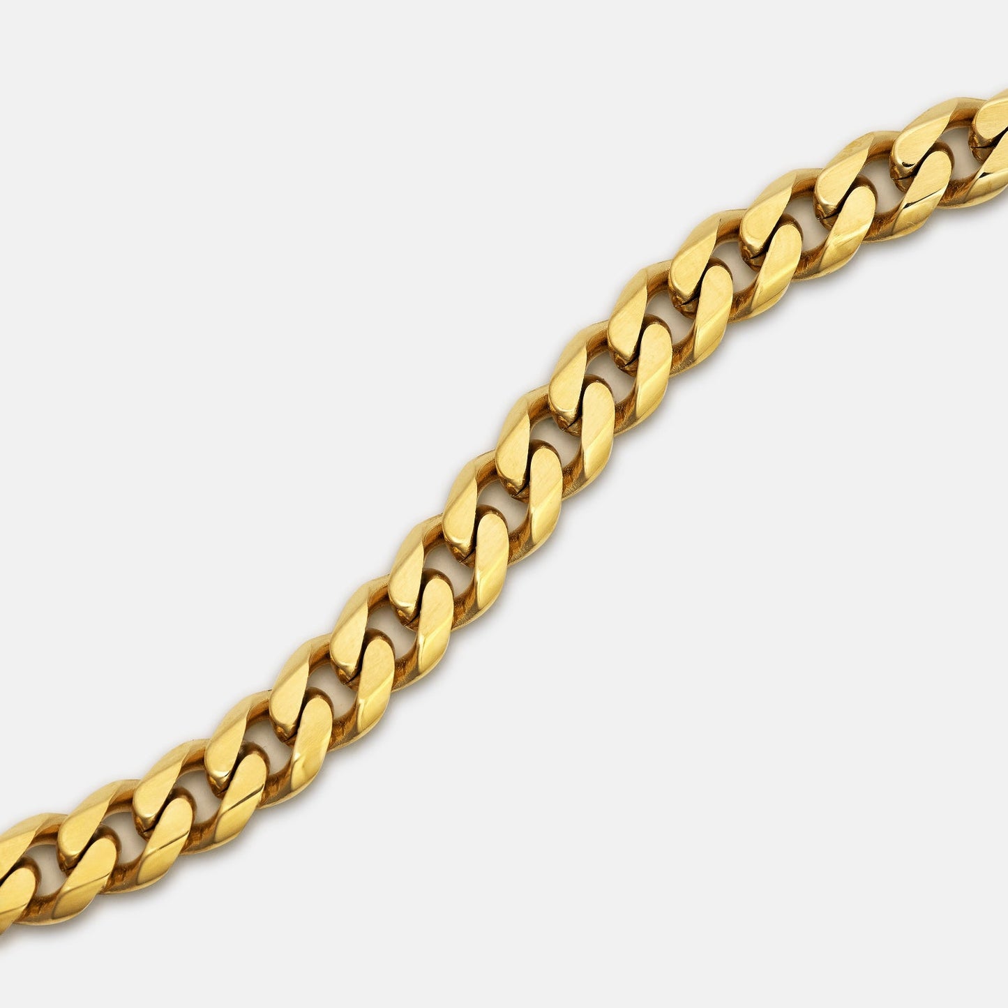 5mm Curb Chain - 18K Gold - 20"
