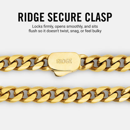 5mm Curb Chain - 18K Gold - 20"