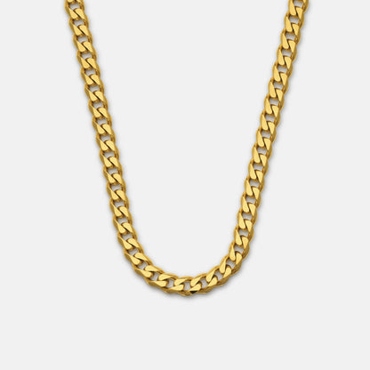 5mm Curb Chain - 18K Gold - 20"