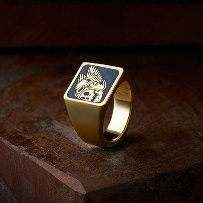 Godspeed Signet - 18K Gold