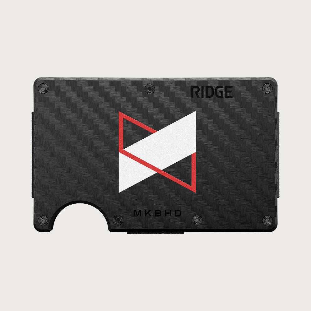 Ridge Wallet - MKBHD - Carbon Fiber 3k