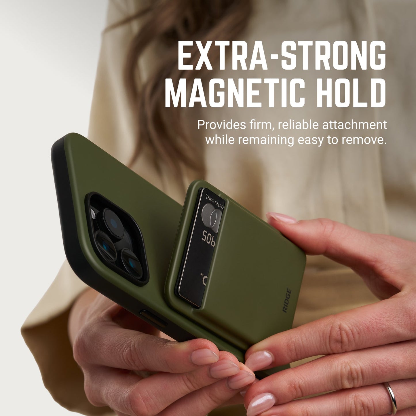 MagSafe Cardholder - Matte Olive
