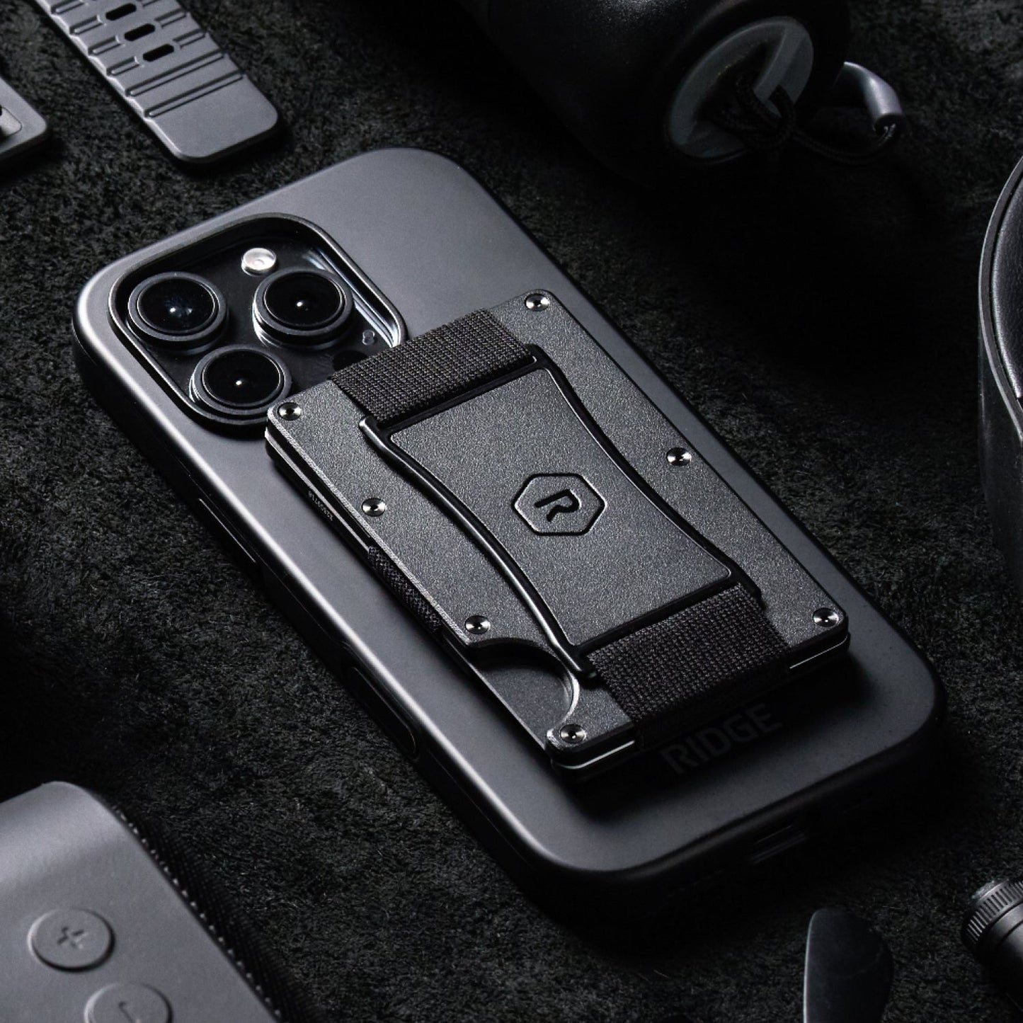 Ridge Wallet For MagSafe - Matte Black