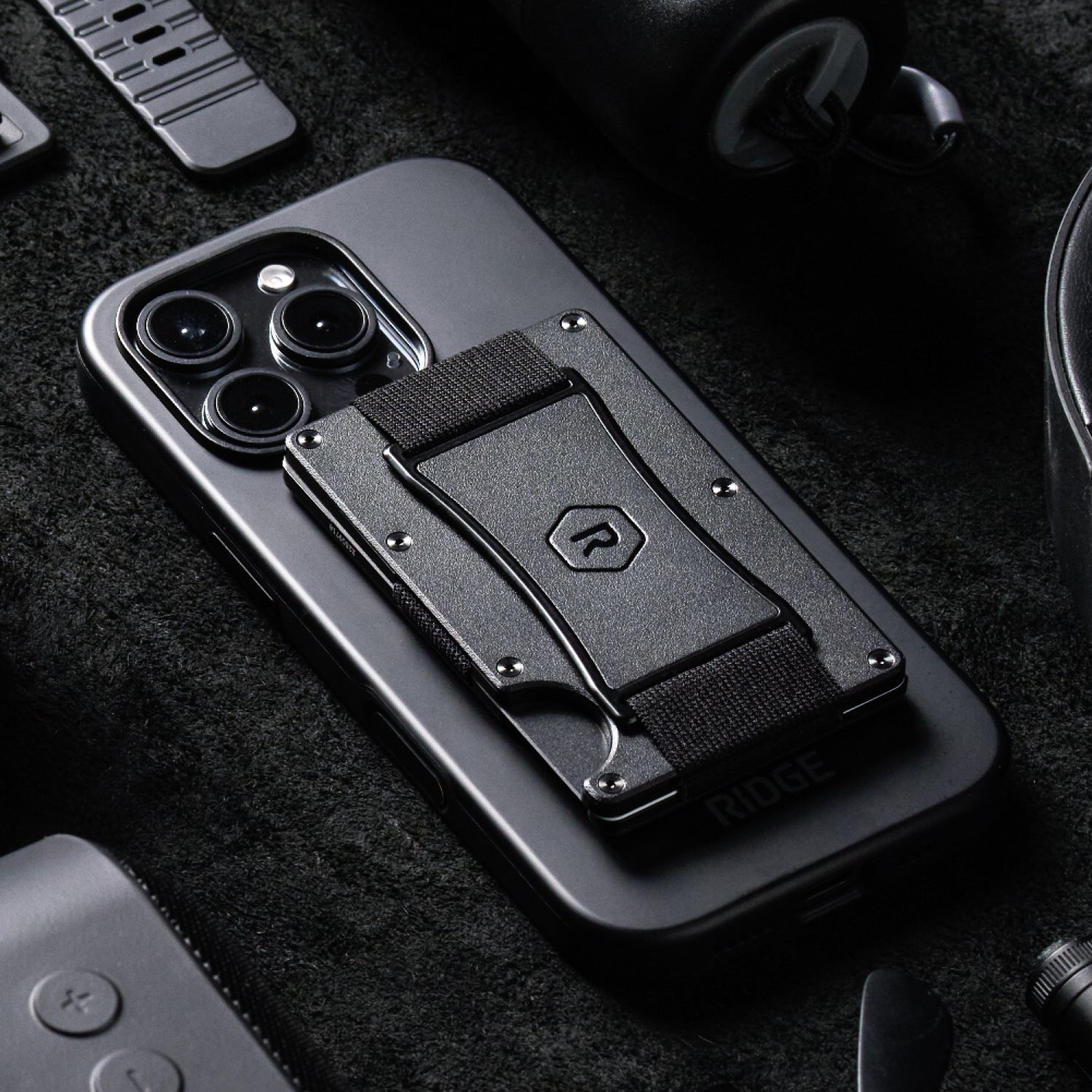 Ridge Wallet For MagSafe - Matte Black