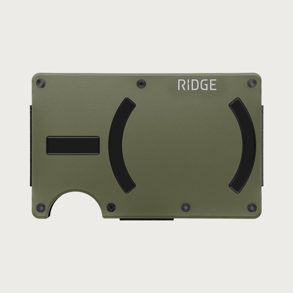 Ridge Wallet For MagSafe - Matte Olive