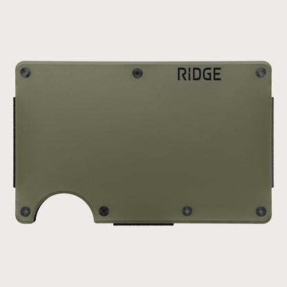 Ridge Wallet - Matte Olive