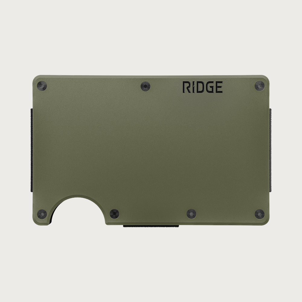 Ridge Wallet - Matte Olive