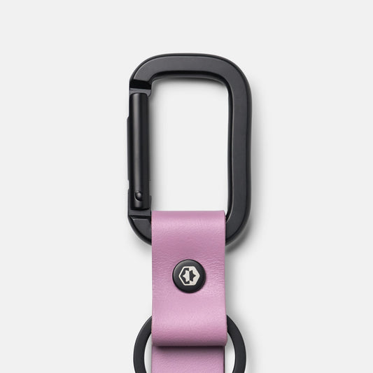 Ridge Keychain - Lilac Leather