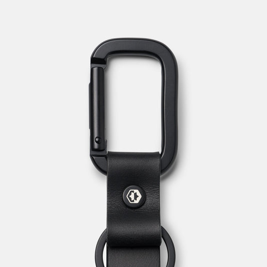 Ridge Keychain - Midnight Black Leather