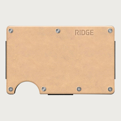 Ridge Wallet - Natural Leather