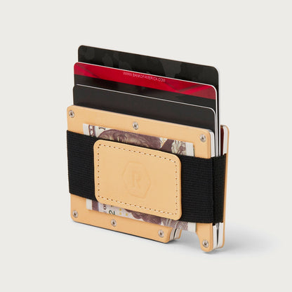Ridge Wallet - Natural Leather