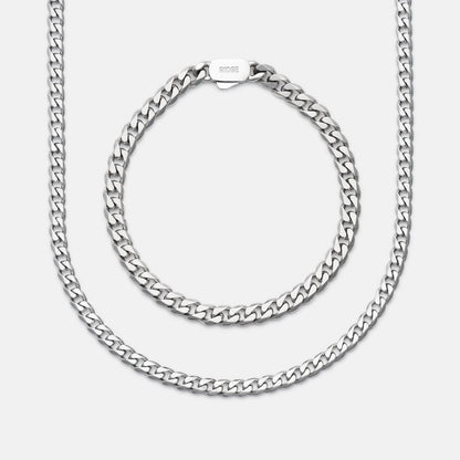 Curb Chain Kit - Platinum - Medium