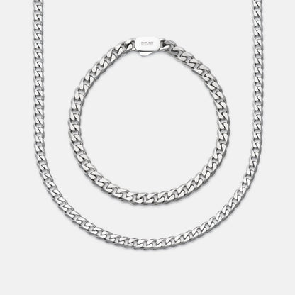 Curb Chain Kit - Platinum - Large