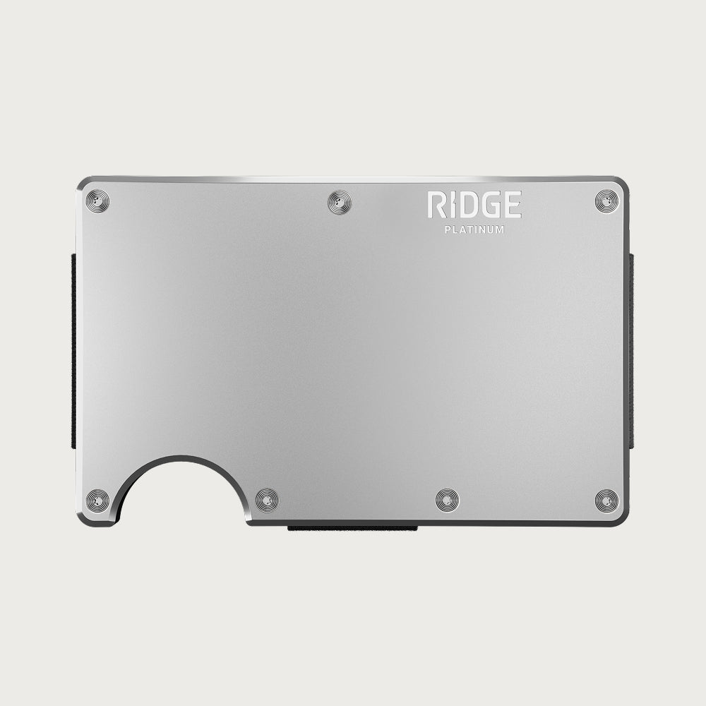Ridge Wallet - Platinum