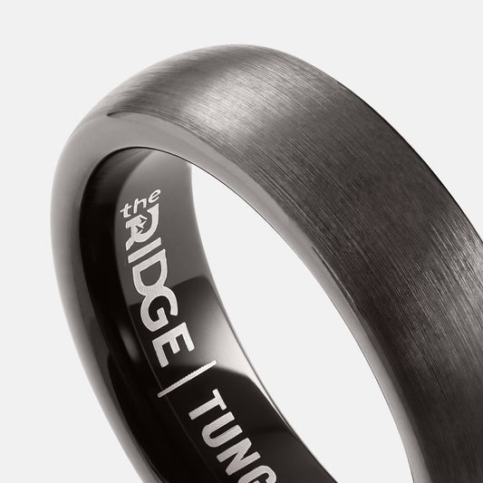 6mm Rounded Ring Set - Gunmetal