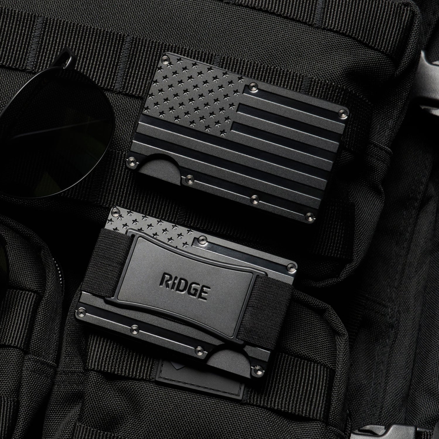 Ridge Wallet - Stars & Stripes - Stealth